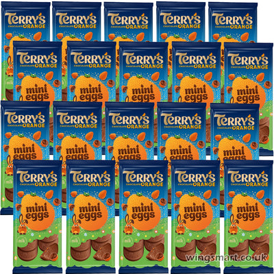 Terry’s Chocolate Orange Milk Chocolate Mini Egg Bar 90g (Box of 20)