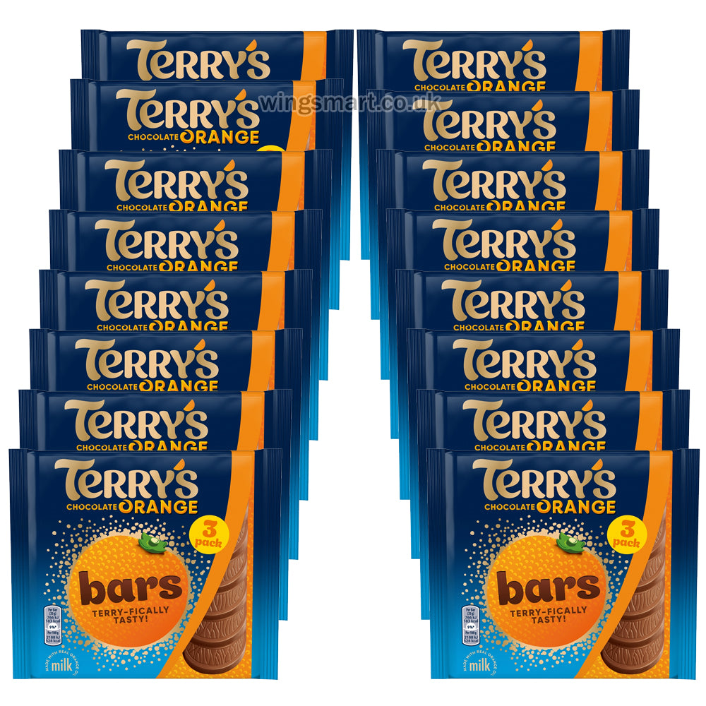 Terry's Milk Chocolate Orange Bars 3 Pack 105g (Box of 16)