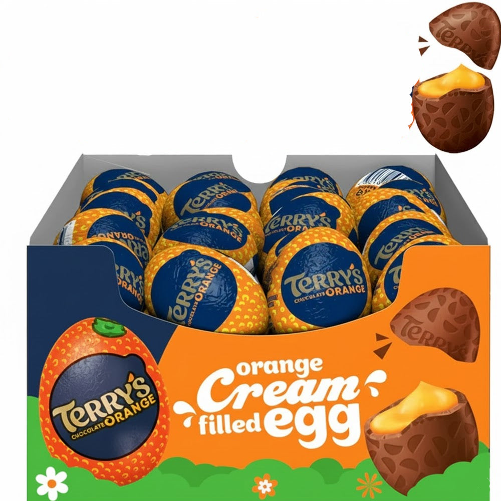 Terry's Chocolate Orange Filled Egg 34g – Orange Milk Chocolate Easter Egg