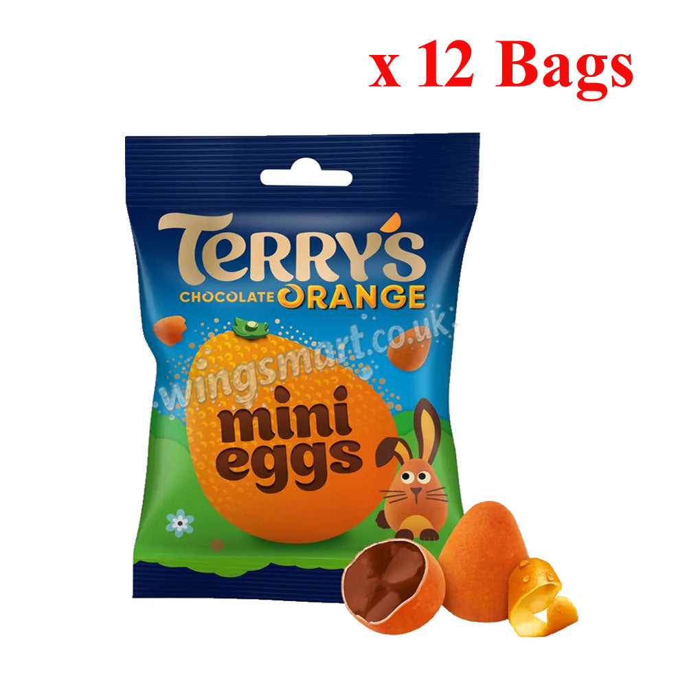 Easter Mini Eggs Assorted Collections Bags – Milk, White & Chocolate Orange Eggs (Full box)