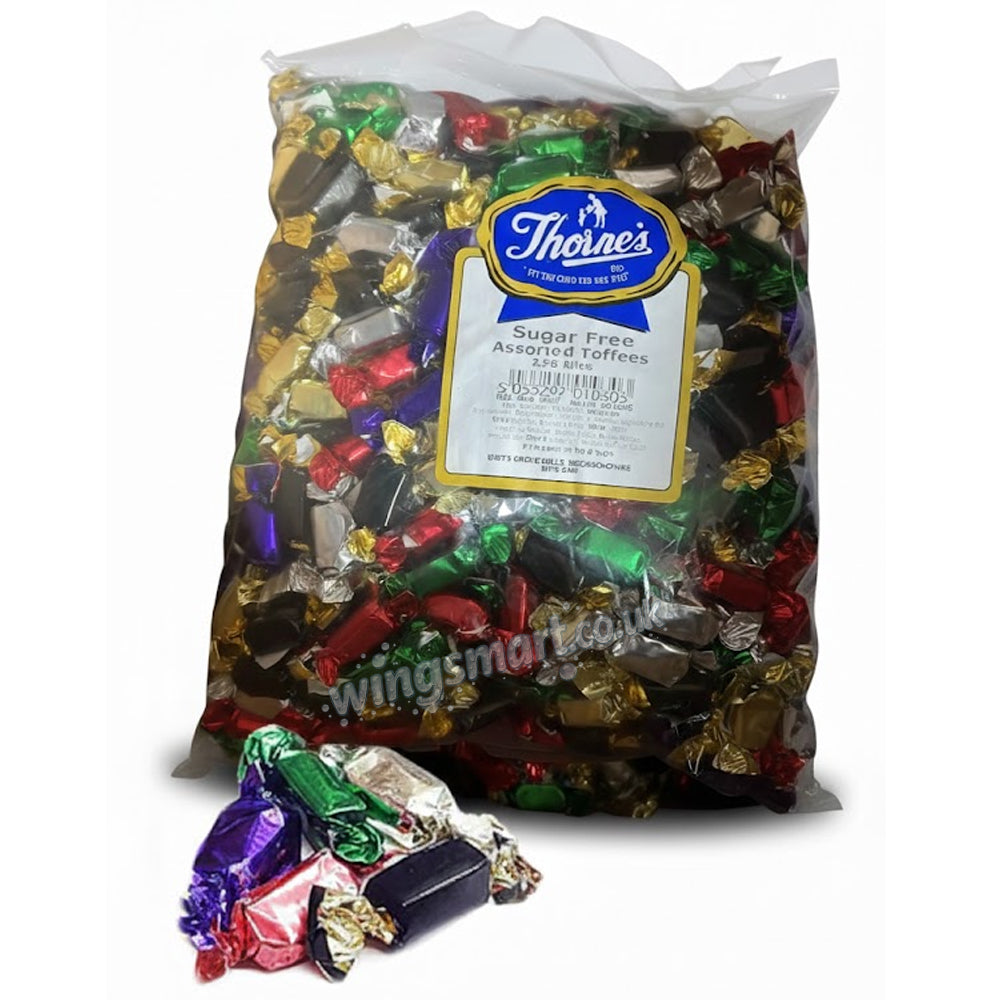 Thornes Sugar Free Assorted Toffees 2.75 kg – Bulk Buy