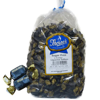 Thornes Sugar Free Liquorice Toffees - 2.75kg