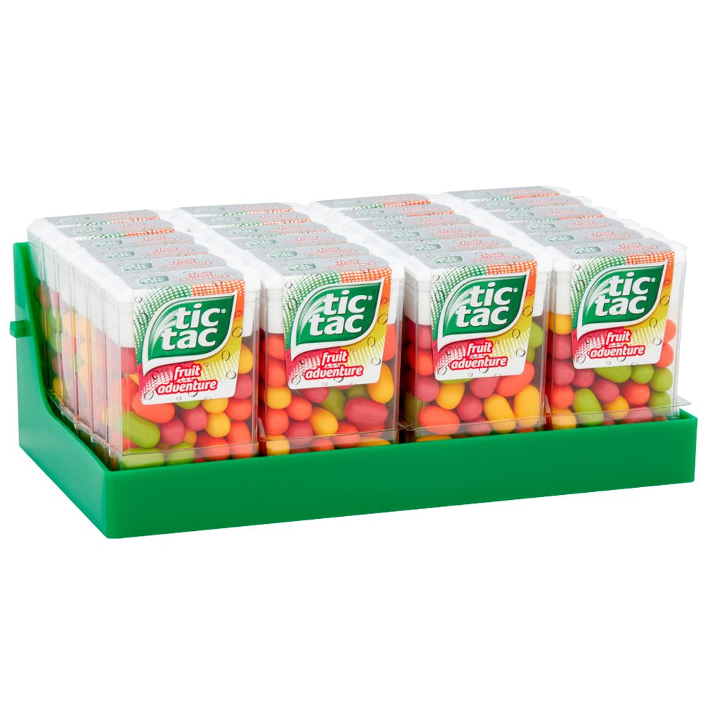 Tic Tac Fruit Adventure Mint Sweets 18g (Box of 24) - WingsMart