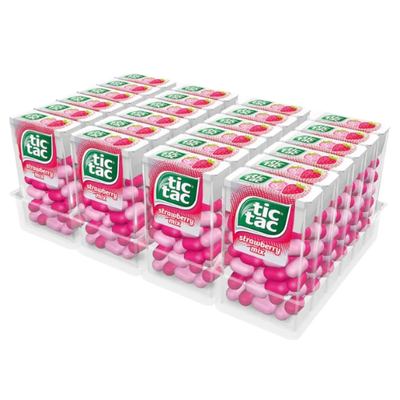Tic Tac Strawberry Mix 18g -  24 Packs