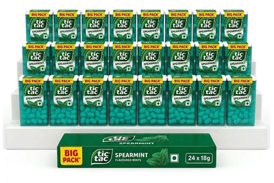 Tic Tac Spearmint Mints 18g (24 Packs) - Big pack