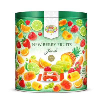 New Berry Fruits Jewels Gift Tin 210g