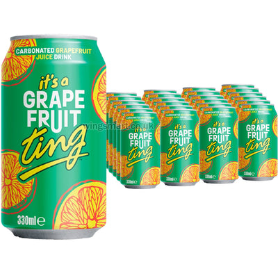 Ting Carbonated Grapefruit Juice Drink 330ml (Case of 24)