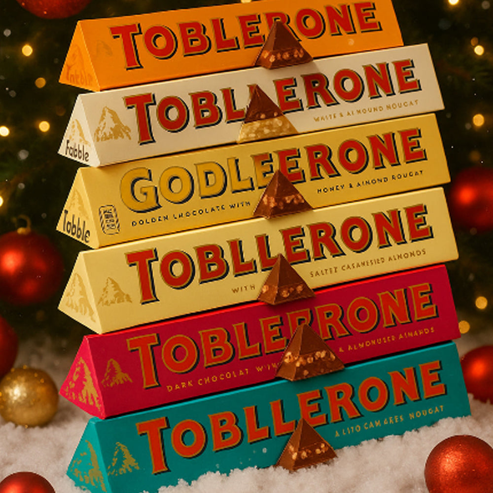 Toblerone Assorted Swiss Chocolate Bars Gift Pack (6 x 340g–360g)