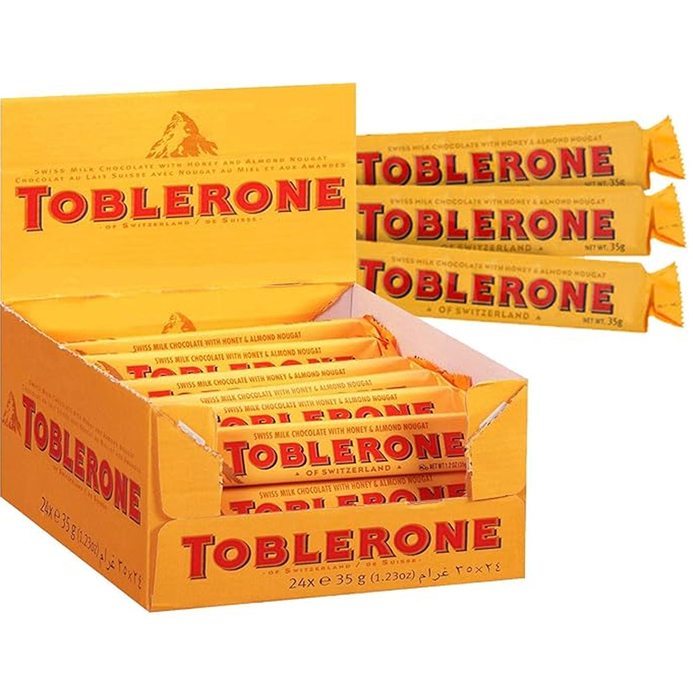 Toblerone Milk Chocolate 35g (Box of 24)