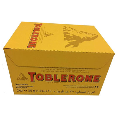 Toblerone Milk Chocolate 35g (Box of 24)