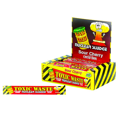 Toxic Waste Cherry Chew Bars 20g – 50 Pack