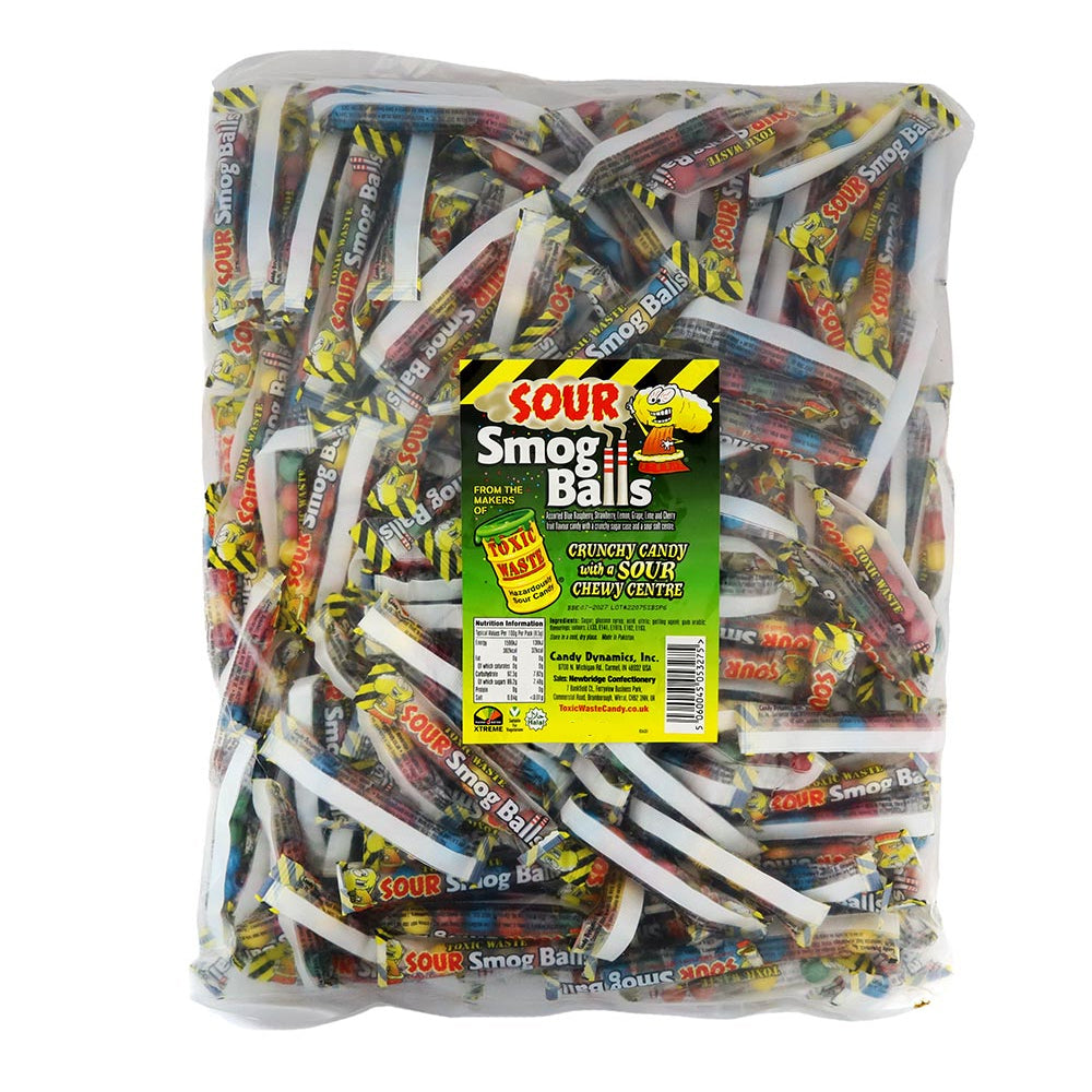 Toxic Waste Sour Smog Balls Bag