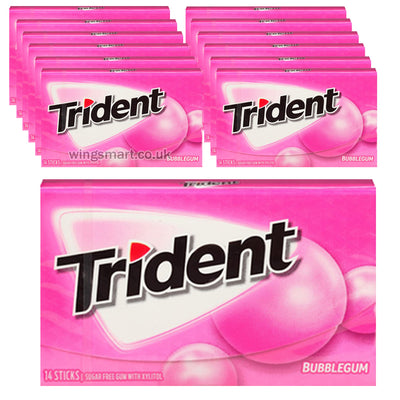 Trident Gum Bubble Gum 14ct (Box of 12)