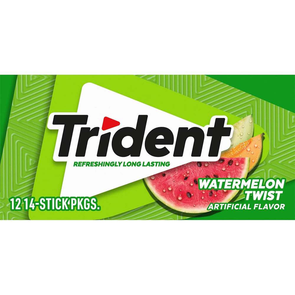 Trident Gum Watermelon Twist 14ct (Box of 12)