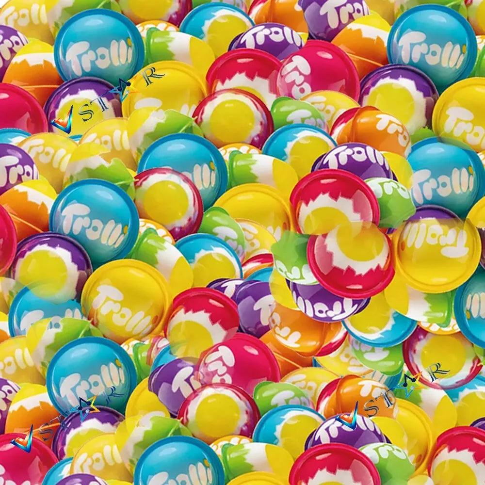 Trolli Easter Eggies 3D Candy 60 Count 1.125kg Tub Fruity Gummy Sweets