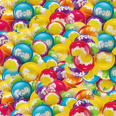 Trolli Easter Eggies 3D Candy 60 Count 1.125kg Tub Fruity Gummy Sweets