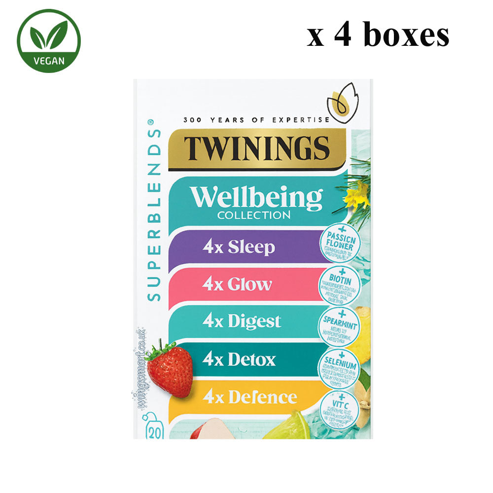 Twinings Superblends Wellbeing Collection 20 Tea Bags 37g