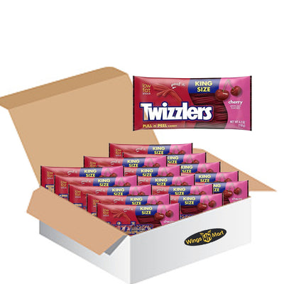 Twizzlers Cherry Pull 'n' Peel Candy 15 x 119g Bags