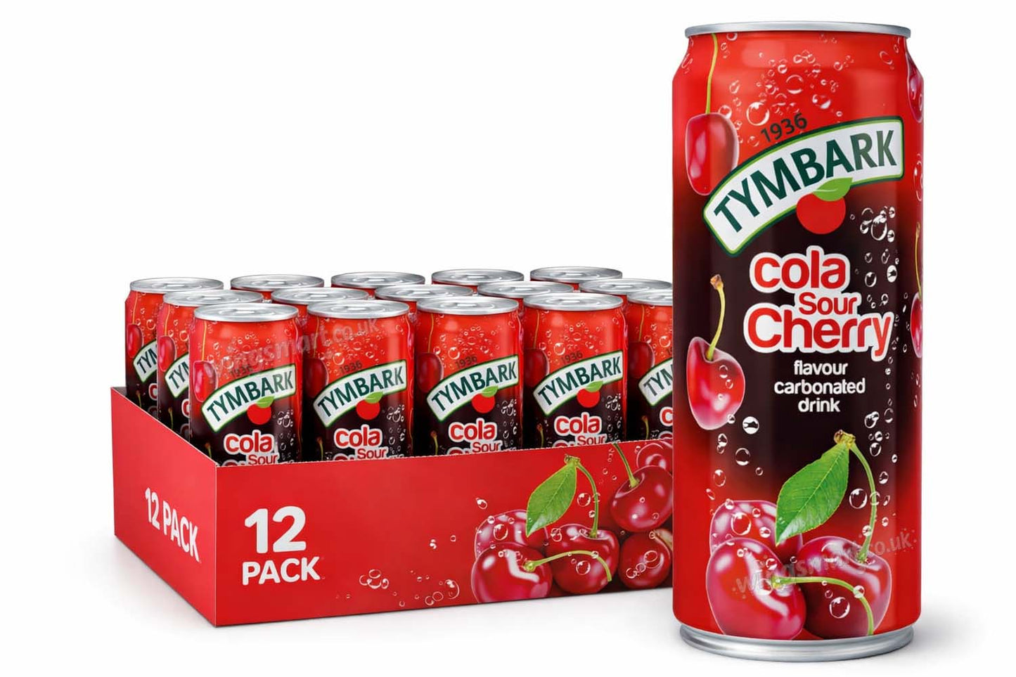Tymbark Cola Sour Cherry Drink 12×330ml