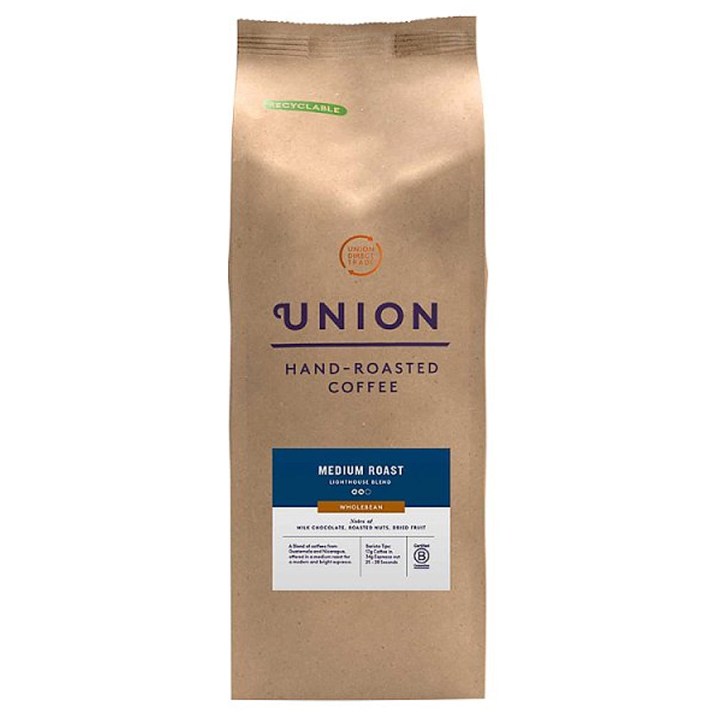 Union Hand-Roasted Coffee Lighthouse Blend Medium Roast 1kg