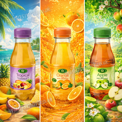 Juice Tree Assorted Juice Drinks 330ml – Apple, Orange & Tropical Mix