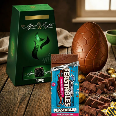 Easter MEGA DEAL: After Eight 400g Dark Mint Egg + FREE MrBeast Milk Chocolate (Limited Stock)