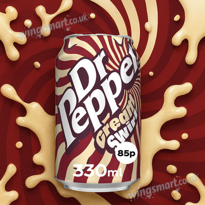 Dr Pepper Cream Swirl PM 85p 330ml Can