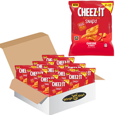 Cheez-It Cheese & Chilli Thin & Crispy Baked Snacks 10 x 65g PMP