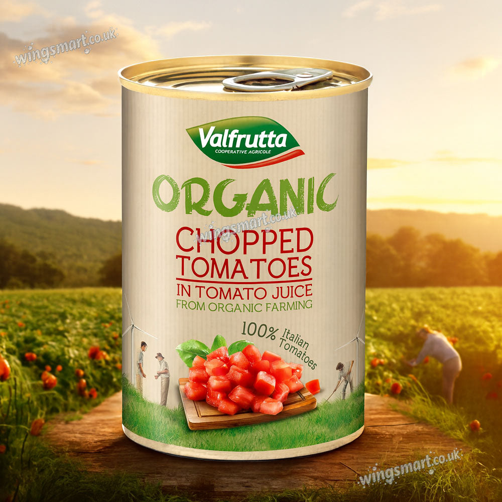 Valfrutta Organic Chopped Tomatoes 400g