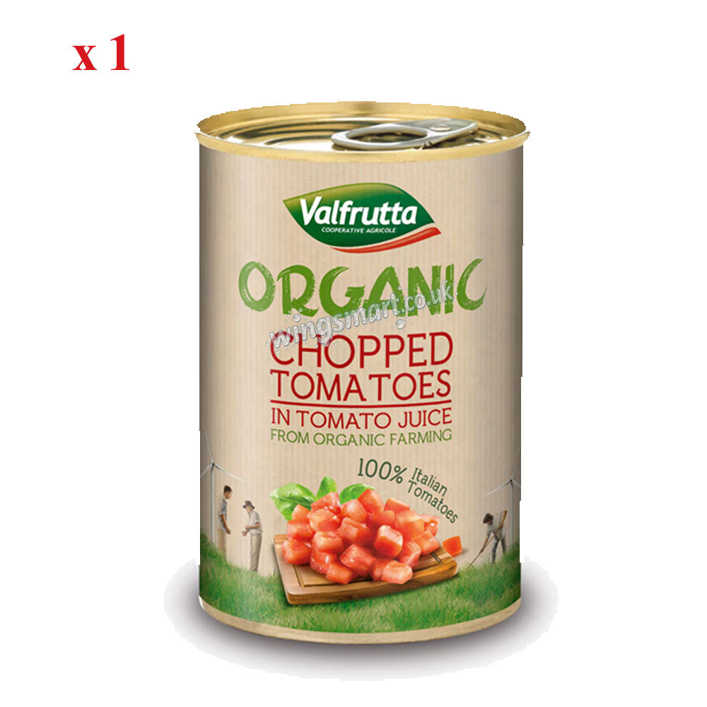 Valfrutta Organic Chopped Tomatoes 400g