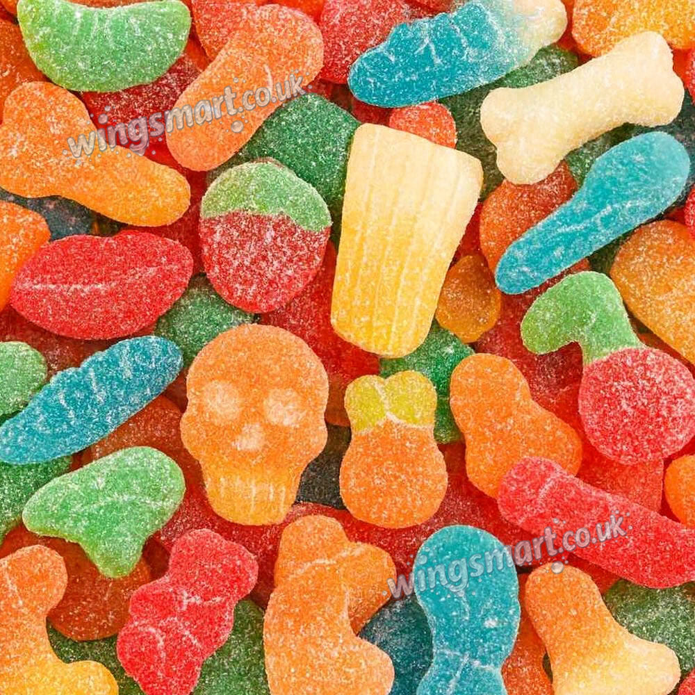 Vidal Fizzy Mix 3kg – Fizzy Jelly Sweets Assorted Fizzy Mix