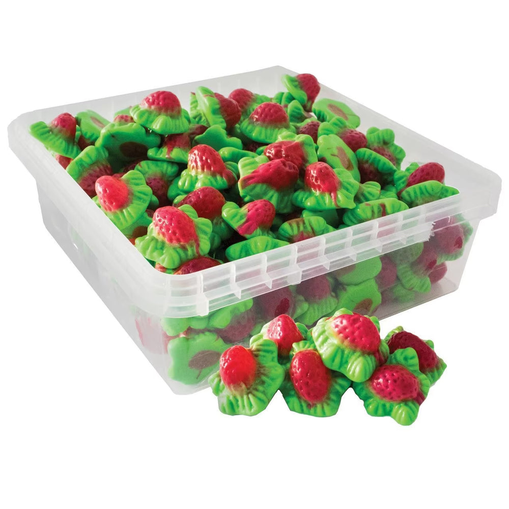 Vidal Jelly Filled Strawberries 5p Tub 780g