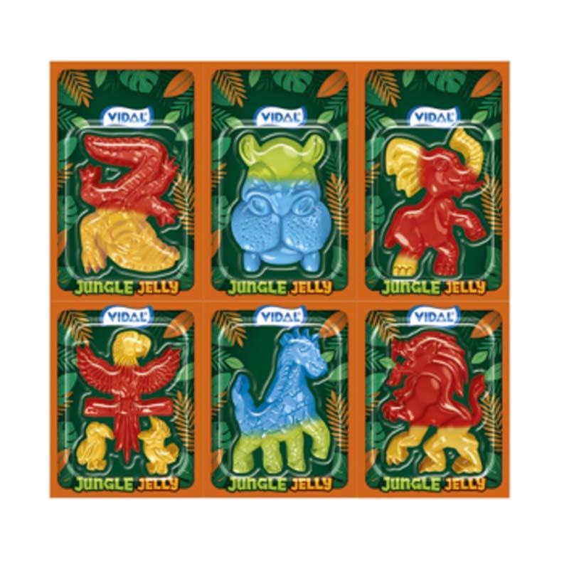 Vidal Jungle Jellys 66 Count – Fruity Jungle Gummies
