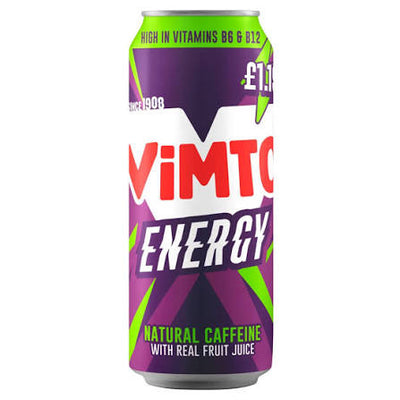 Vimto Energy Drink 500ml (Pack of 12)