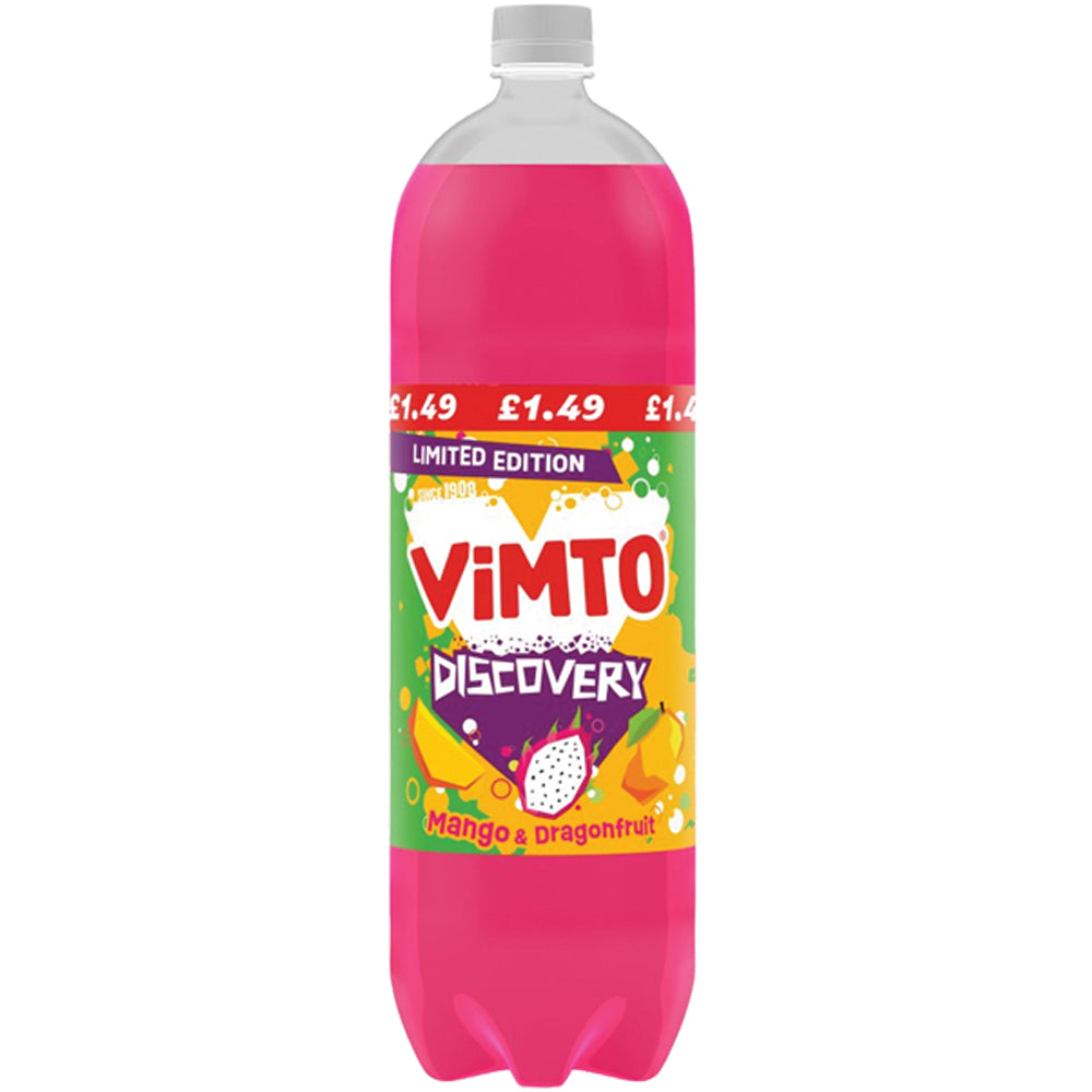 Vimto Discovery Mango & Dragonfruit – 2L x 8 Pack