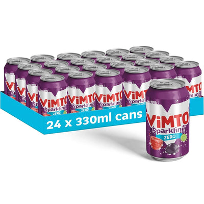 Vimto Sparkling Zero Sugar - 24 x 330ml Cans