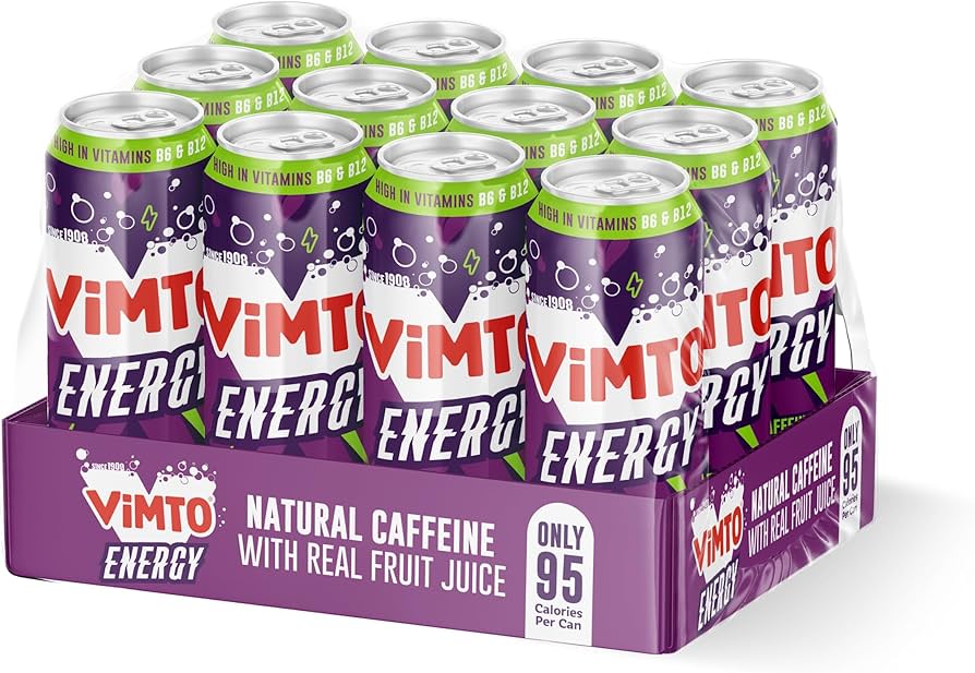 Vimto Energy Drink 500ml (Pack of 12)