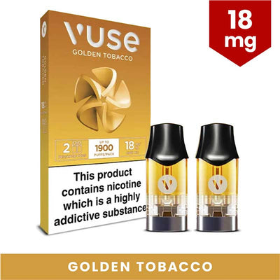 Vuse Originals 2 Golden Tobacco ePod eLiquid Pods 18 mg/ml  (Case of 5)