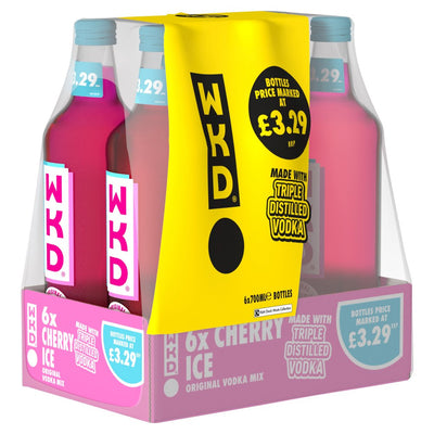 WKD Cherry Ice Original Vodka Mix 6 x 700ml