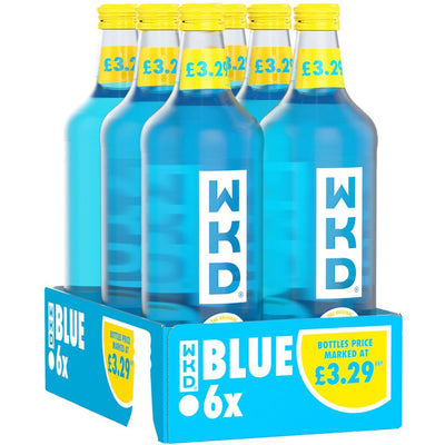 WKD The Original Blue Triple Distilled Vodka 6 x 700ml