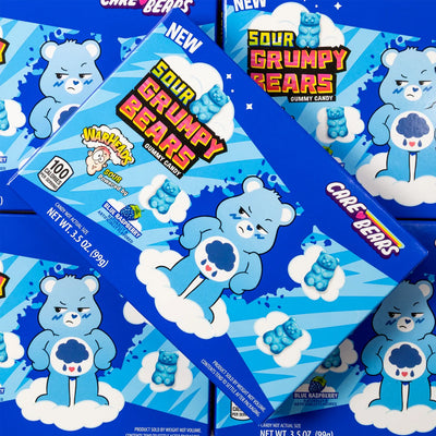 Warheads Sour Grumpy Care Bears Theatre Box 99g