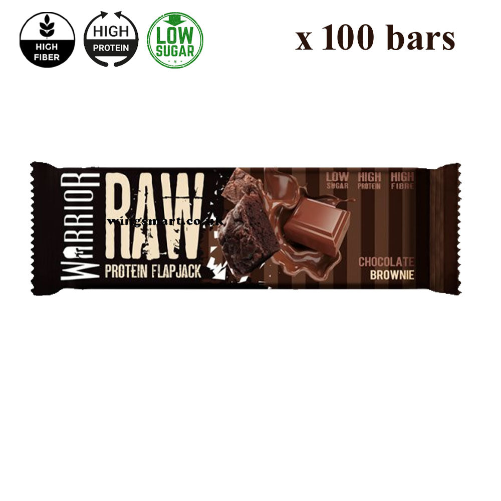 Warrior Raw Protein FlapJack Chocolate Brownie 75g bar