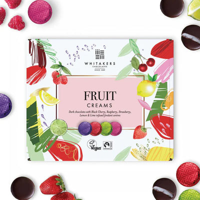 Whitakers Dark Chocolate Fruit Fondant Creams 200g