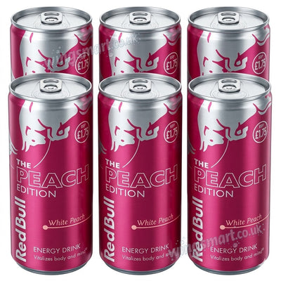 Red Bull Peach Edition White Peach Energy Drink 250ml PMP £1.75