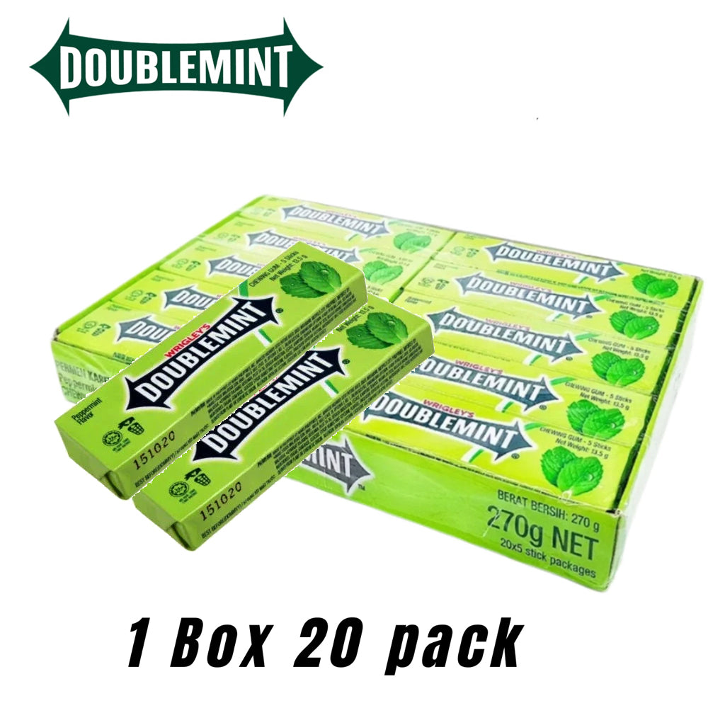 Wrigley’s Doublemint Chewing Gum Box (20 Packs, 270g)