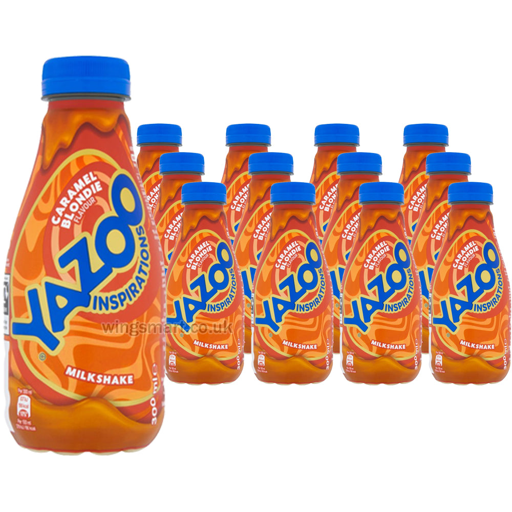 YAZOO Inspirations Caramel Blondie Flavour Milkshake 300ml (Pack of 12)