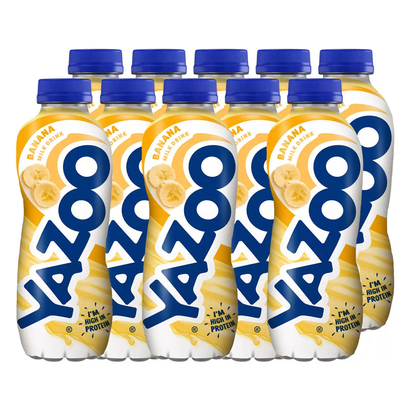 Yazoo Banana Milk Drink 400ml – 10 Bottles