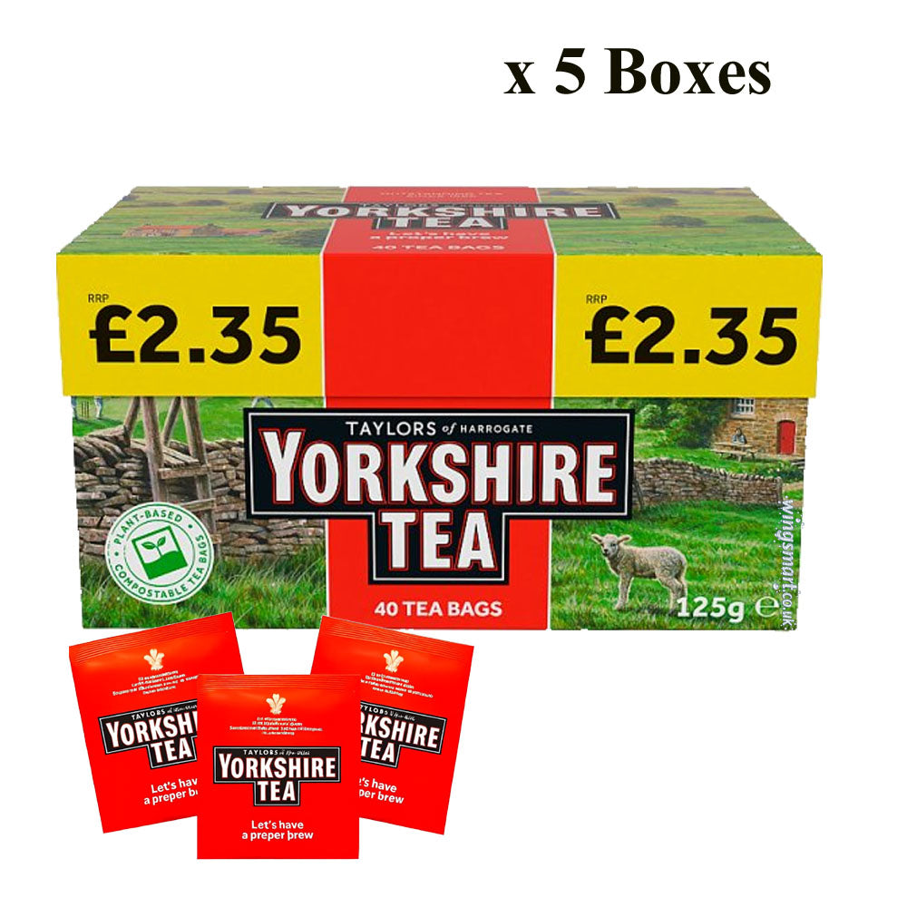 Yorkshire Tea 40 Tea Bags 125g