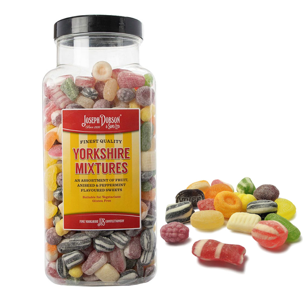 Dobsons 2.72kg Sweet Jars - Yorkshire Mixture, Sherbet Pips & More