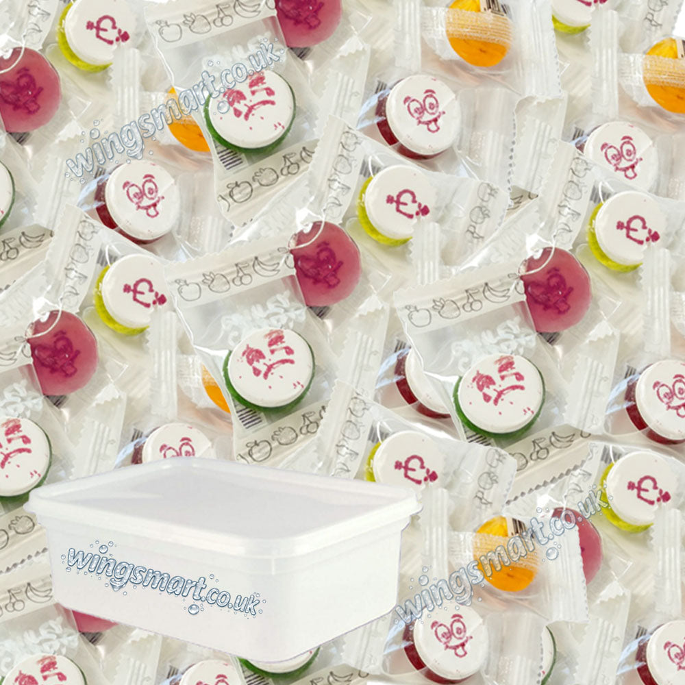 Smiley Yummys Sour Hard Fruity Flavour Candies Treats